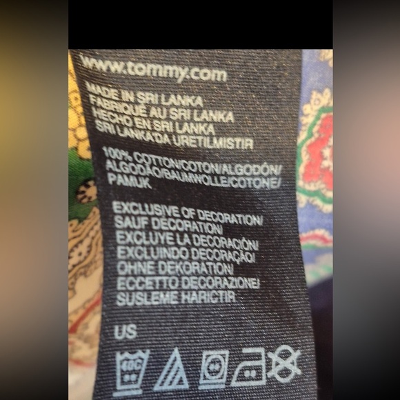 Tommy Hilfiger Paisley Patterned MIDI Dress Size 4 - Picture 4 of 6